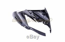 2011-2015 ZX-10R Front Nose Side Head Cover Fairing Cowl 100% Carbon Fiber ZX10R