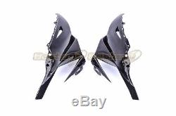 2011-2015 ZX-10R Front Nose Side Head Cover Fairing Cowl 100% Carbon Fiber ZX10R