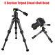 3 Section Mini Carbon Fiber Tripod Stand with Ball Head for DSLR Camera