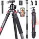 70.3 Inches Compact Carbon Fiber Tripod with 36Mm Low Profile Ball Head Kit Ligh