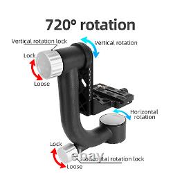 720° Panoramic carbon fiber cantilever Tripod head With Quick Release Plate