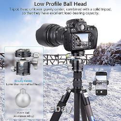 76.4 Carbon Fiber Camera Tripod with 35Mm Low Profile Ball Head Professional L