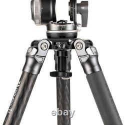Benro Mammoth Carbon Fiber Tripod with WH15 Wildlife Head 33 lb Load TMTH44CWH15