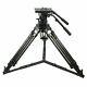 CAME-TV Carbon Fibre Pro Tripod With Fluid Head Max load 29.6kg For Sony / Canon