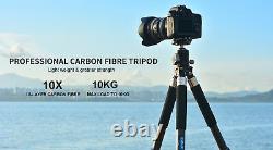 CAVIX PT-284X2C Carbon Fiber Tripod Ball Head Kit