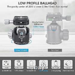 Carbon Fiber Camera Tripod With 36Mm Low Profile Ball Head Ns75C Professional