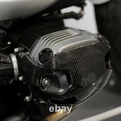 Carbon Fiber Cylinder Head Guards Protector Cover For BMW R NINE T 9t 2014-2017