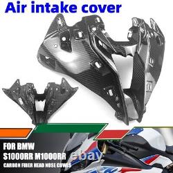 Carbon Fiber Head Nose Cowl For BMW M1000RR S1000RR Airbox Ducts Cover 2019-2023