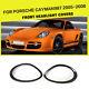 Carbon Fiber Headlight Cover Eyebrows Eyelid Fit for Porsche Cayman S 987 05-08