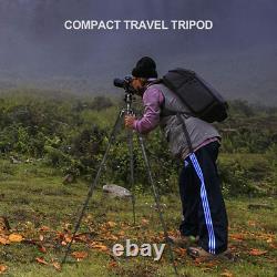 Carbon Fiber Travel Tripod Compact Lightweight Slik Tripod with B00K Head, Arca