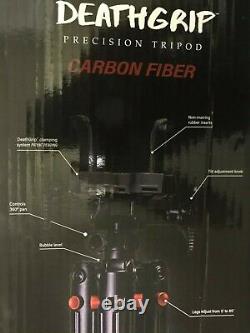 Carbon Fiber gun-riffle-bow stand-BOG Deathgrip Tripod- Stabilized Clamping Head