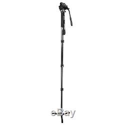 Carbon Tripod Monopod with 3 Feet&360° Video Head for DSLR Camera Video 4208F