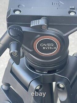 Cayer BV25LH Video Tripod System, 74 inch Carbon Fiber Professional
