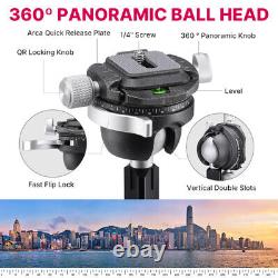 Coman Zero Y Portable Carbon Fiber Travel Tripod Panorama Tripod 360° Ball Head
