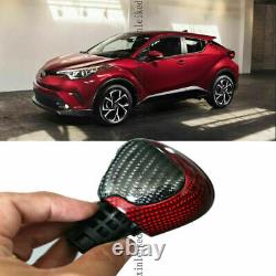 DIY For Toyota C-HR 2016-2021 Carbon Fiber Interior Gear Shift Knob Stick Head