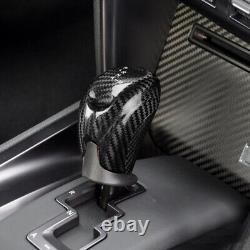Dry Carbon Fiber Gear Shift Head Knob Cover Set For NISSAN GTR R35 2008-16 4Pcs
