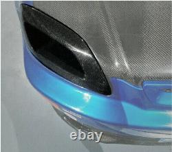 For Honda Civic 96-1998 One-Eyed Outer Front Head Light Lamp Cover Carbon Fiber