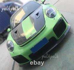 For Porsche 911 991 2012-2018 Dry Carbon Fiber Front Head Light Lamp Frame 2pcs