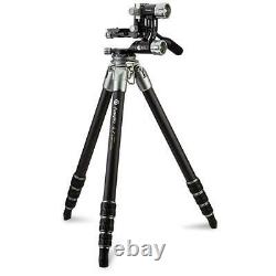 FotoPro E-7 Eagle Series 4-Section Carbon Fiber Tripod Kit with Gimbal Head
