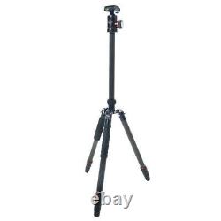 FotoPro X-Go Max 4-Sect Carbon Fiber Tripod with Built-In Monopod, Ball Head NEW