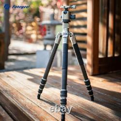 Fotopro 54.9 inch Carbon Fiber Camera Tripod with 360 Degree Ball Head for DSLR
