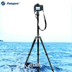 Fotopro 54.9 inch Carbon Fiber Camera Tripod with 360 Degree Ball Head for DSLR