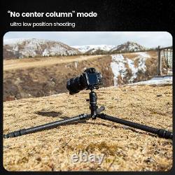 Fotopro Sherpa Max Carbon Fiber Travel Tripod with Ball Head and Monopod (Black)