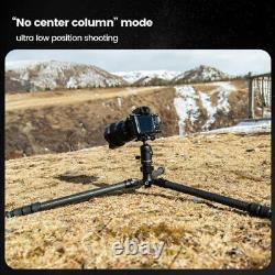 Fotopro Sherpa Plus Carbon Fiber Camera Tripod Monopod with Ball Head(Black)