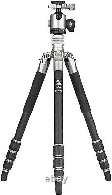 Fotopro T-ROC One Carbon Fiber Camera Tripod with 360°Panorama Ball Head