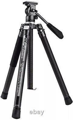 Fotopro X-Aircross 2 Carbon Fiber Video Tripod with Fluid Head with Centre Pole