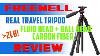 Freewell Real Carbon Fiber Travel Tripod Review 900g Fluid Plus Ball Head