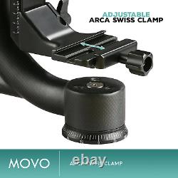 GH800 Carbon Fiber Professional Gimbal Tripod Head with Arca-Swiss Quick-Release