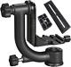 GH800 MKII Carbon Fiber Professional Gimbal Tripod Head with Long and Short Arca