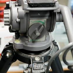 Gitzo G415 Tripod With Daiwa CSI-ENG 20 Fluid Video Head Cam & Varizoom Control