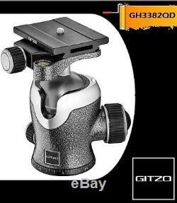 Gitzo GH3382QD Series 3 Center Ball Head with QR Plate D Profile Mfr # GH3382QD