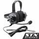 H42 STX STEREO Behind The Head (BTH) Headset for Stereo Intercoms Carbon Fiber