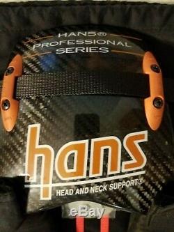 Hans Professional Series Carbon-Fiber(Head & Neck Restraint) Extra Small-Used