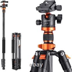 K&F Concept 63 Carbon Fiber Camera Tripods Monopod 2in1 for DSLR with Ball Head
