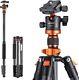 K&F Concept 63 Carbon Fiber Camera Tripods Monopod 2in1 for DSLR with Ball Head