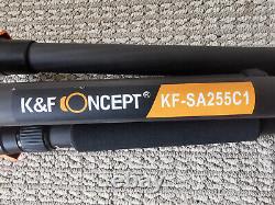 K&F Concept 68 in Carbon Fiber Camera Tripod 360° Ball Head Lightweight Compact
