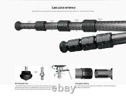 Leofoto LN-364C Compatible Carbon Fiber Tripod and LH-55 Ball Head Kit