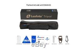 Leofoto LS-224C+LH-25+DC-222C Tripod with Ball Head carbon fiber tripod camera
