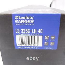 Leofoto LS-325C Carbon Fiber Tripod with LH-40 Ball Head. 9.4 Min 45.5 Max