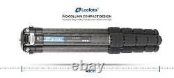 Leofoto LS-364C +LH-40 Ball Head CF Carbon Fiber Travel Tripod Kit 4 Section