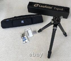 Leofoto SA-324CL+MA-30 Optic Rifle Carbon Fiber Tripod Set Rapid-Lock Ball Head