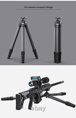 Leofoto USA? SK-324C 4-Section Carbon Fiber Rifle Tripod with Built in Ball head