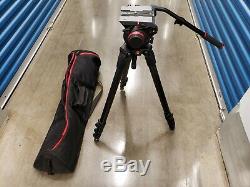 MANFROTTO 509HD PROFESSIONAL VIDEO HEAD With536K CARBON FIBER TRIPOD