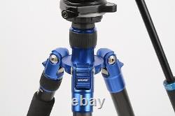 MINT- BENRO 2 PRO CARBON FIBER TRAVEL VIDEO TRIPOD withS2PRO HEAD, QR, BARELY USED