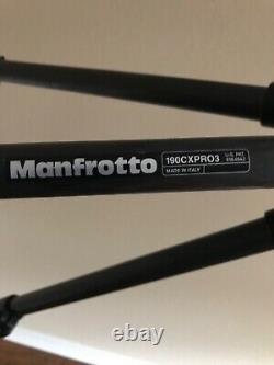 Manfrotto 190CXPRO3 Carbon Fiber Tripod, Excellent condition. Free Shipping