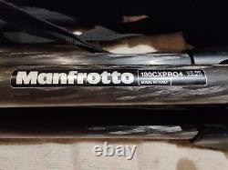 Manfrotto 190CXPRO4 Carbon Fiber/Magnesium Tripod with Manfrotto Ball Head & Bag